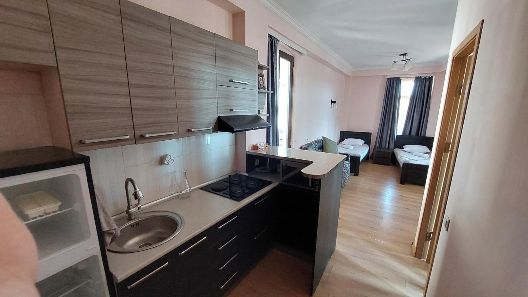 Anano Apartment On Botanikuri Tbiliszi Kültér fotó